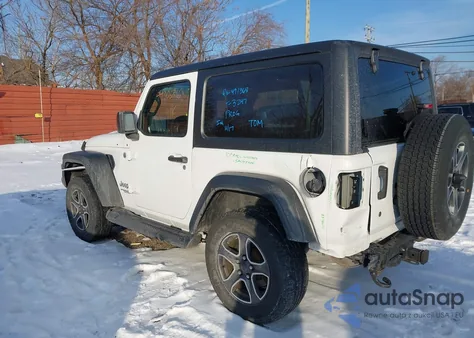 2020 Jeep Wrangler Sport S 4X4 z USA, uszkodzony, nr VIN 1C4GJXAG0LW273599